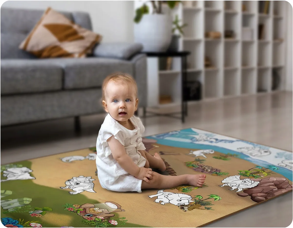 Játszószőnyeg, Ricokids RK-343, dinoszaurusz minták – 5. kép Játszószőnyeg, Ricokids RK-343, dinoszaurusz minták – 5. kép