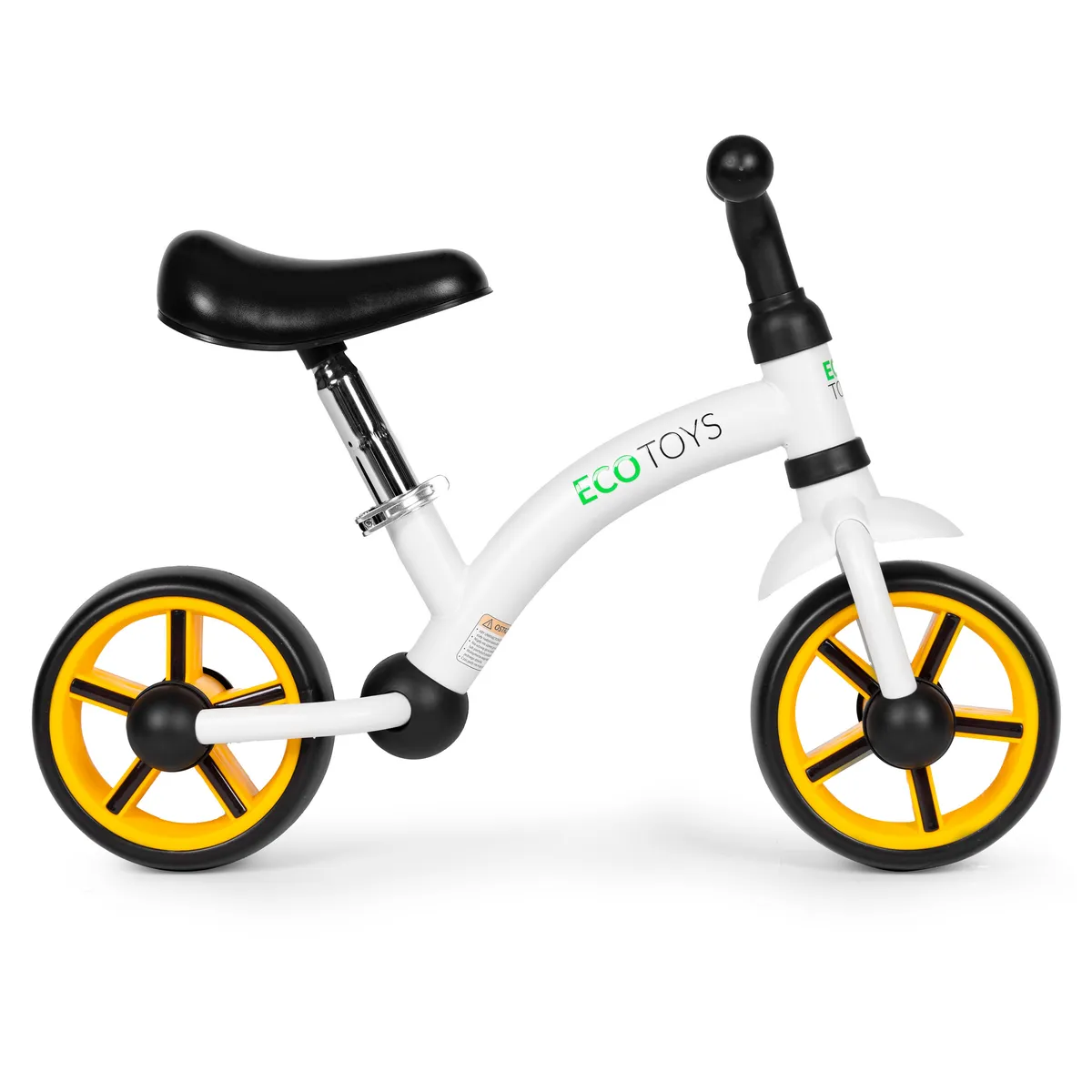 Kétkerekű futóbicikli, ECOTOYS LC-V1252, fekete – 4. kép Kétkerekű futóbicikli, ECOTOYS LC-V1252, fekete – 4. kép
