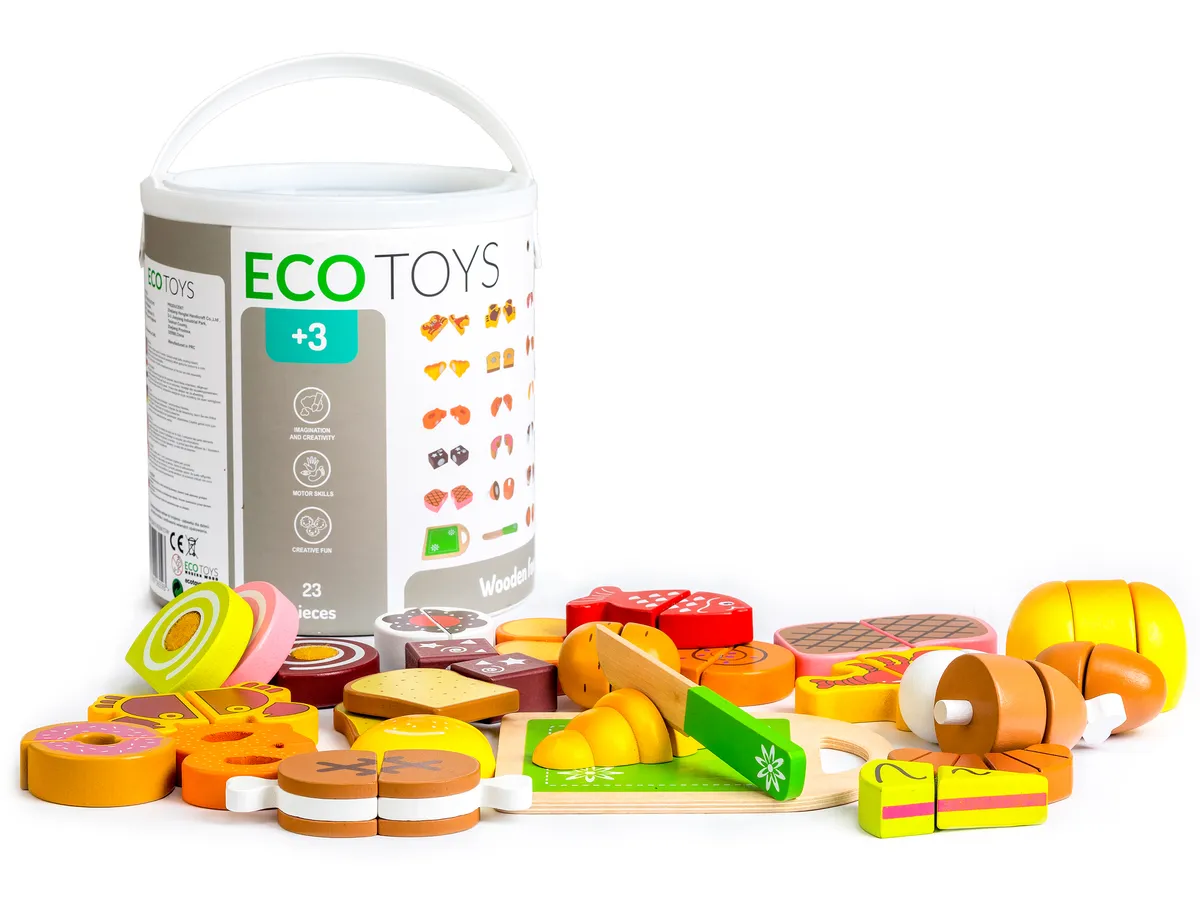 Játék élelmiszerkészlet, ECOTOYS TL87115, gyümölcsök – 4. kép Játék élelmiszerkészlet, ECOTOYS TL87115, gyümölcsök – 4. kép