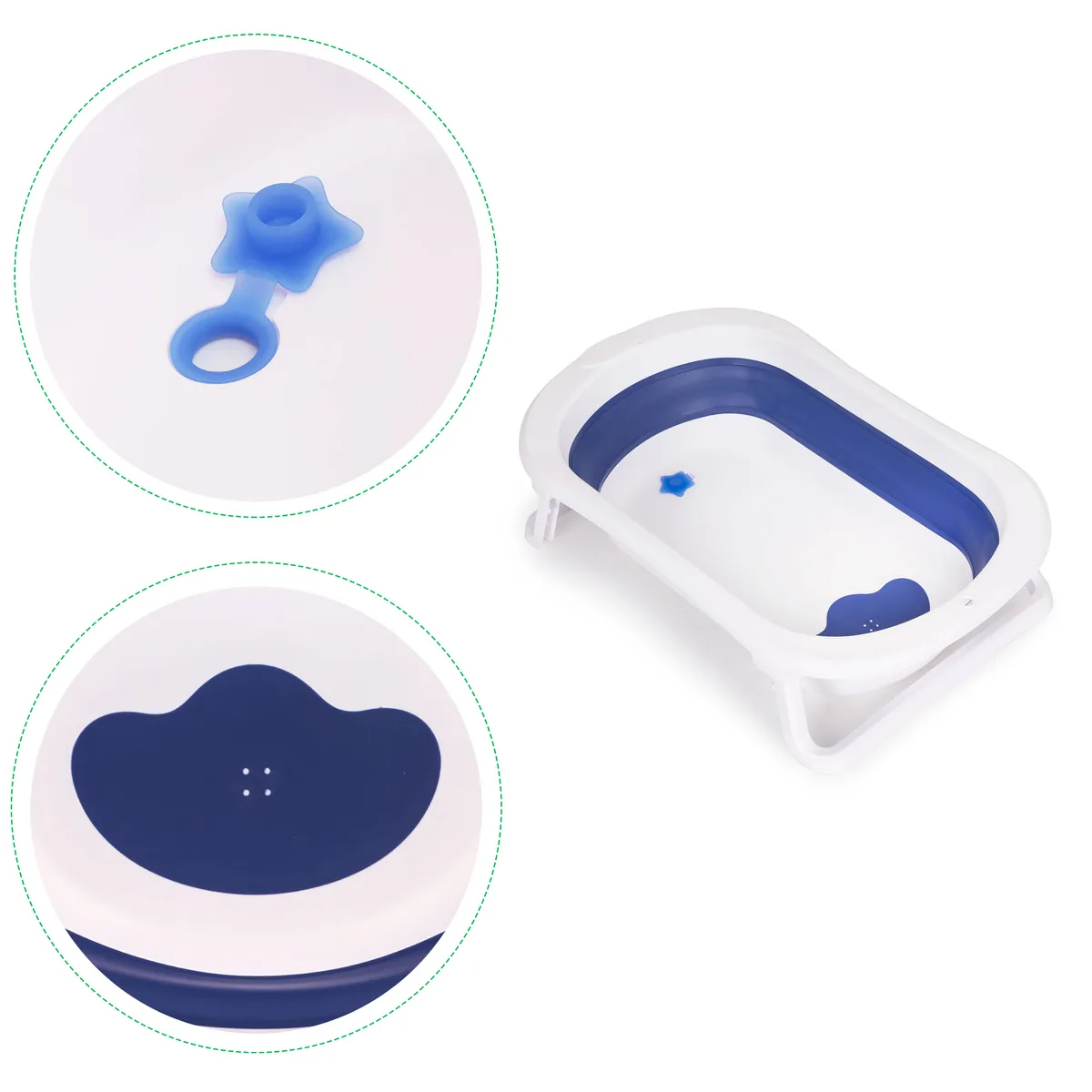 Utazó gyerekkád, ECOTOYS HA-B27, kék – 3. kép