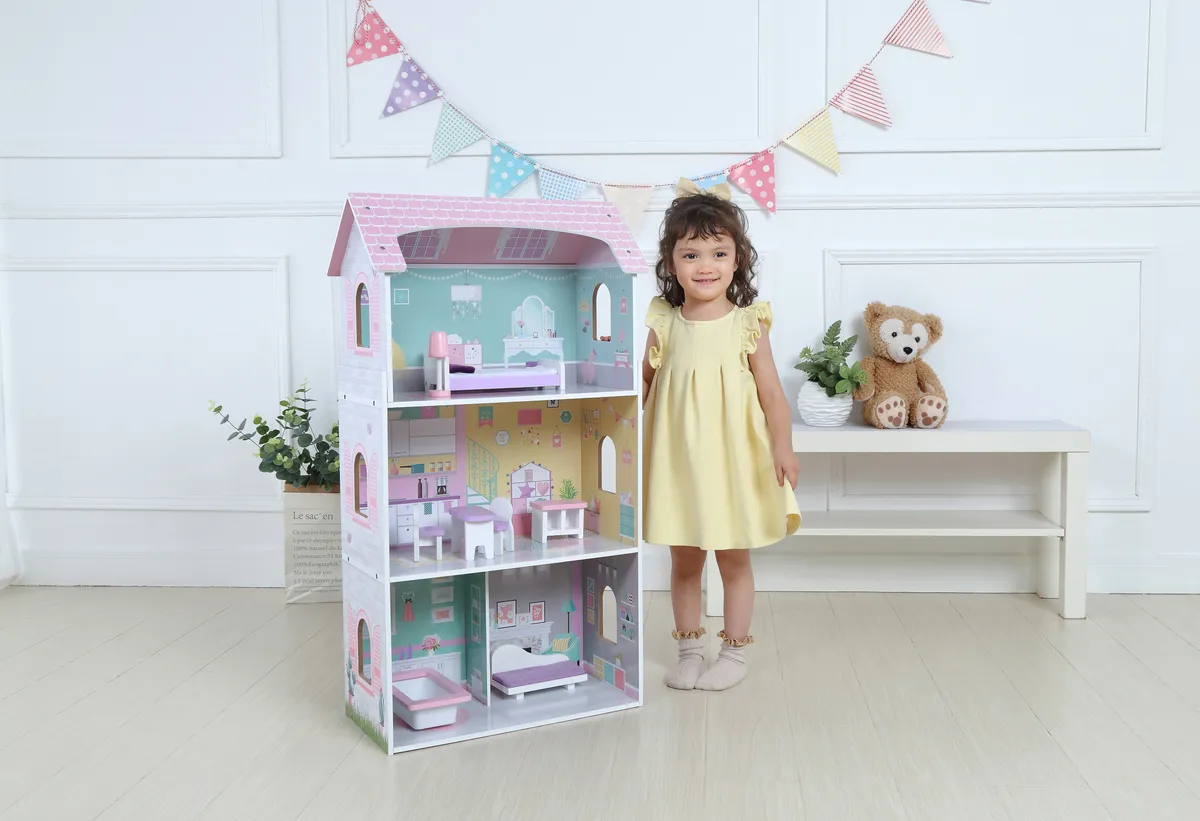 Fa babaház, ECOTOYS 4121, Jagodowa rezidencia – 2. kép Fa babaház, ECOTOYS 4121, Jagodowa rezidencia – 2. kép