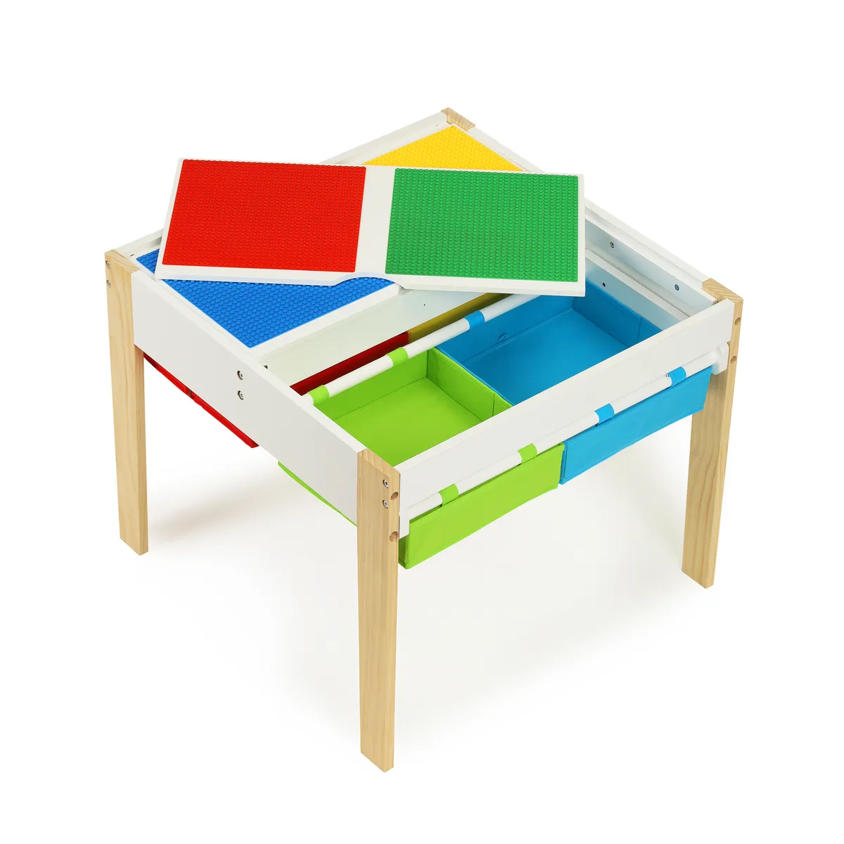 Gyerek asztal és szék szett, ECOTOYS XKF002, 1 db asztal + 2 db szék – 3. kép