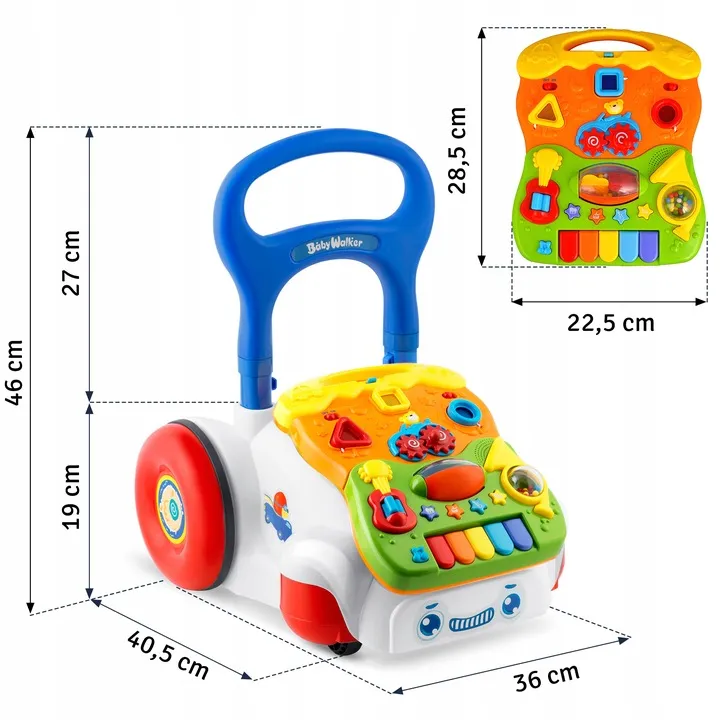 Járássegítő játék, Ricokids RK-744, fehér – 11. kép Járássegítő játék, Ricokids RK-744, fehér – 11. kép