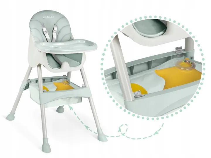 Etetőszék, Ricokids Milo, zöld – 12. kép Etetőszék, Ricokids Milo, zöld – 12. kép