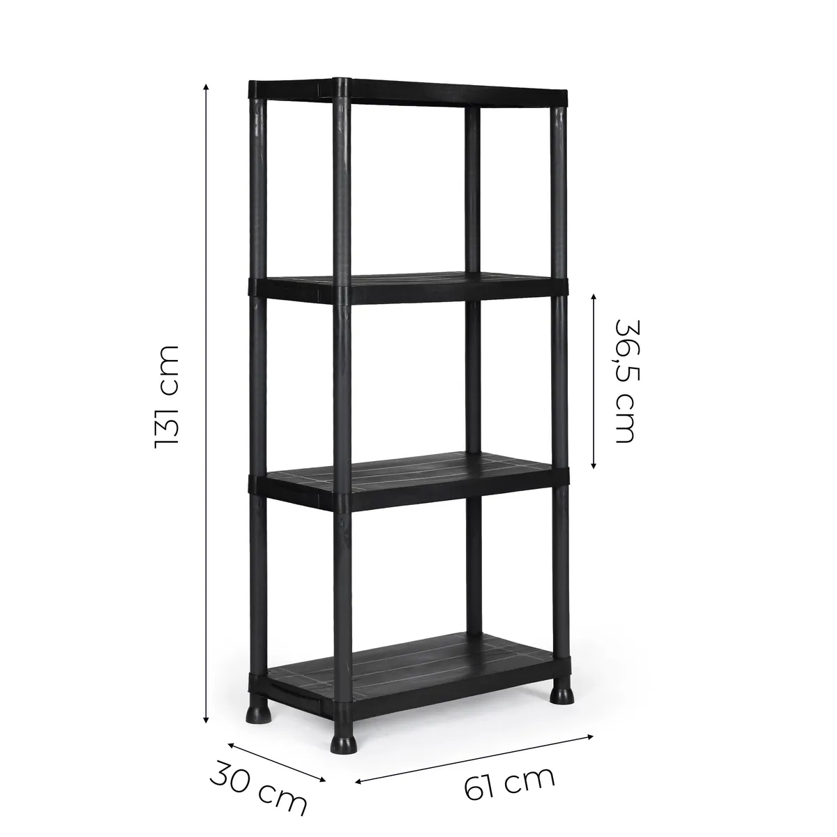 Műhelypolc, ModernHome LTSH4-1, fekete – 4. kép Műhelypolc, ModernHome LTSH4-1, fekete – 4. kép