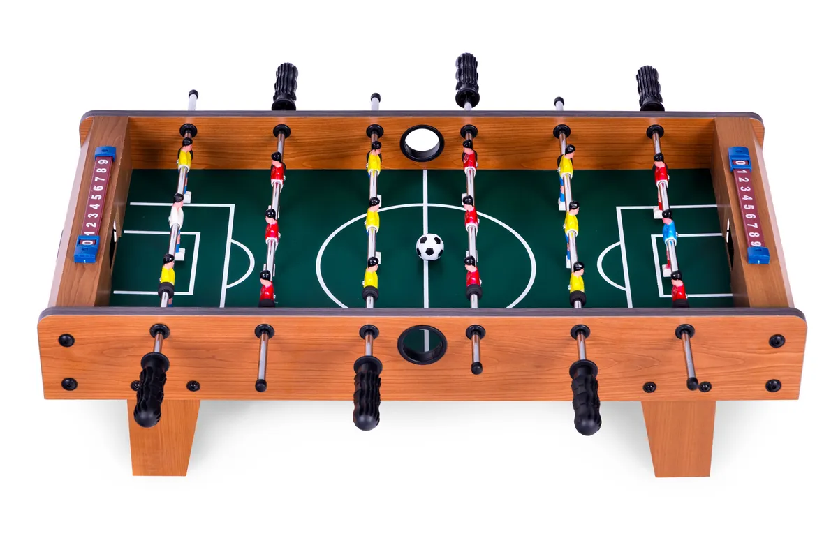 Csocsóasztal, ECOTOYS HM237401, zöld/fa – 4. kép Csocsóasztal, ECOTOYS HM237401, zöld/fa – 4. kép