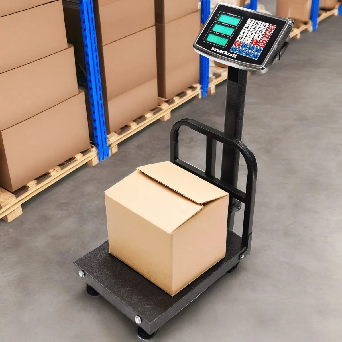 Elektronikus ipari mérleg, Bauerkraft H-008, 100 g pontosság – 2. kép