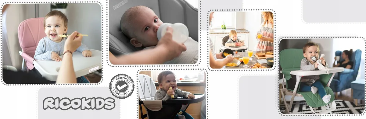 Etetőszék, Ricokids Sinco, türkiz – 1. kép
