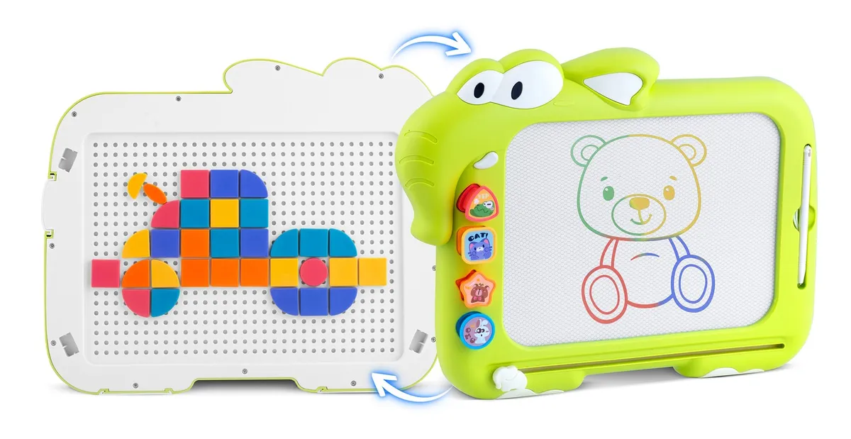 Mágneses rajztábla, Ricokids RK-823, zöld – 4. kép