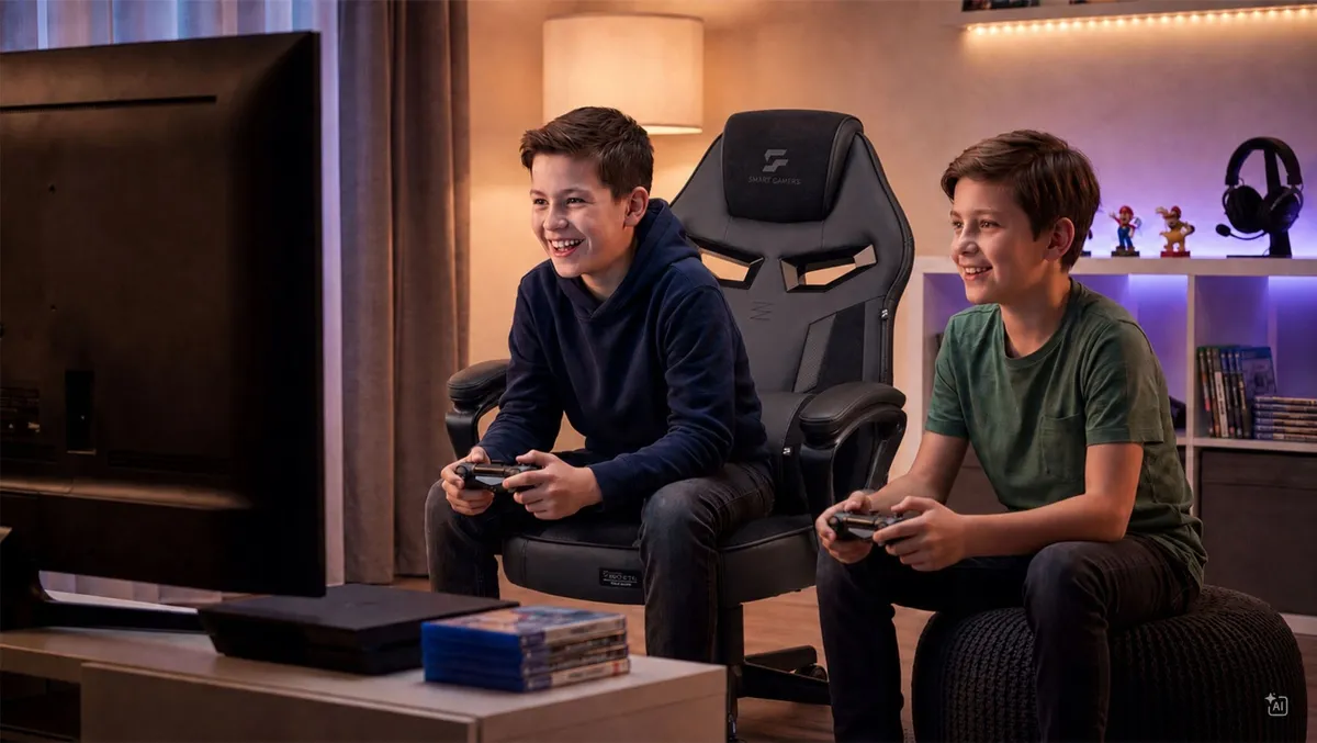 Gamer szék, Sofotel Furon, fekete – 6. kép