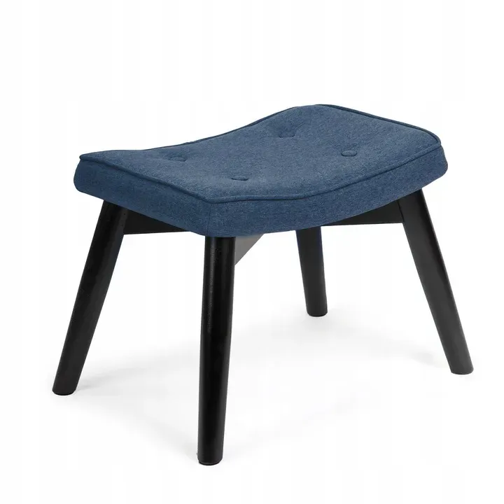 Lábtartós fotel, Sofotel Norse, kék/fekete – 2. kép