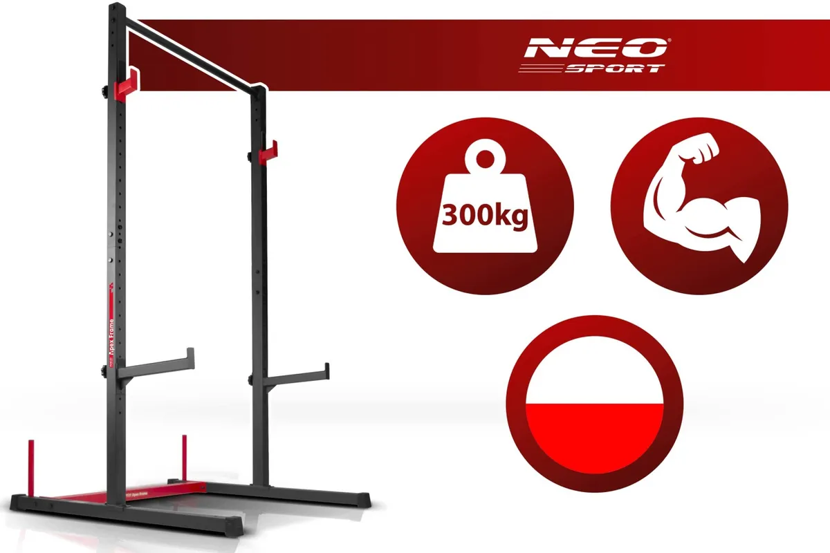 Edzőtorony, állítható magasságú, Neo-Sport Apex Frame 130400 – 1. kép Edzőtorony, állítható magasságú, Neo-Sport Apex Frame 130400 – 1. kép