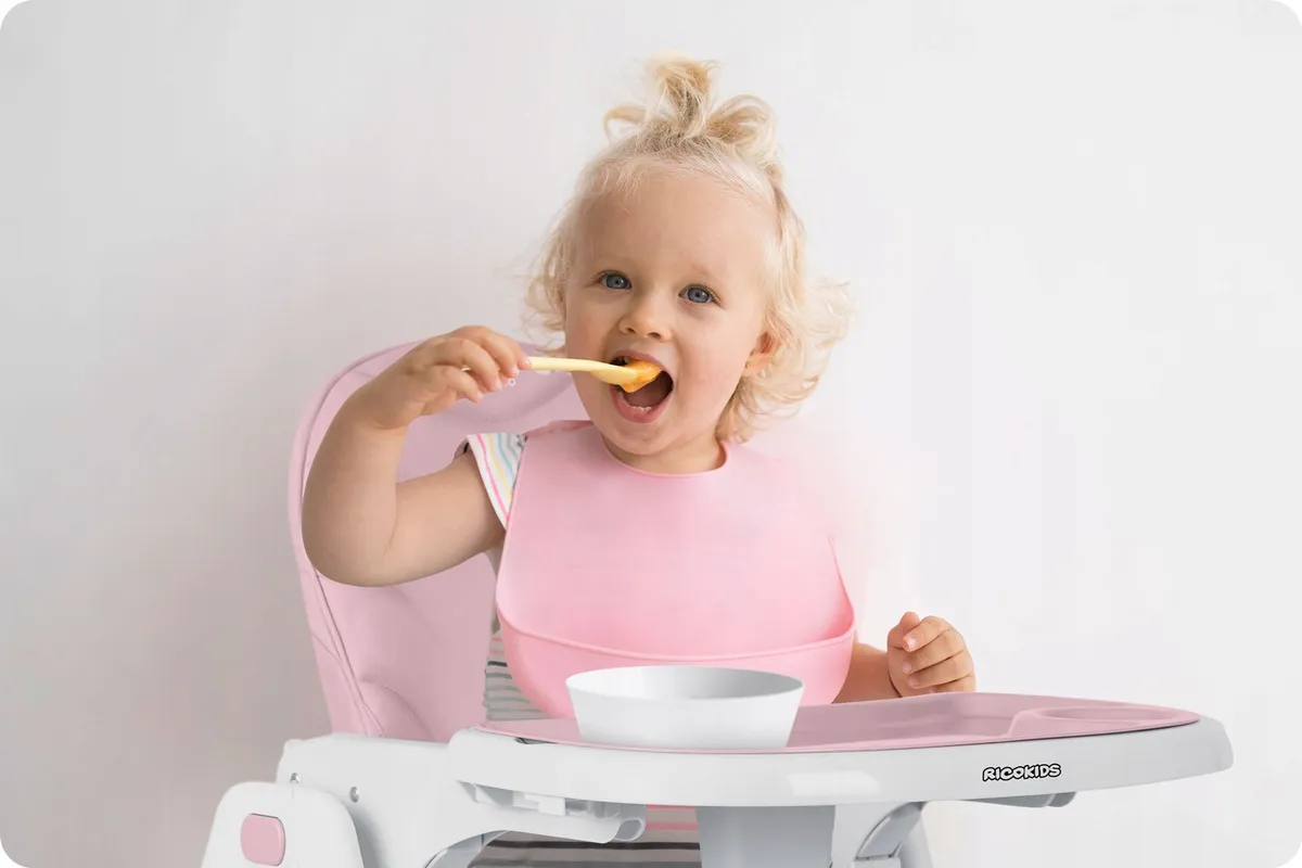 Etetőszék, Ricokids Tulo, rózsaszín – 4. kép