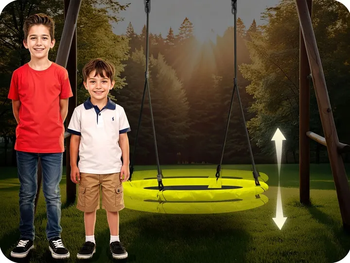 Fészekhinta, Neo-Sport Swingo, fekete/sárga – 6. kép