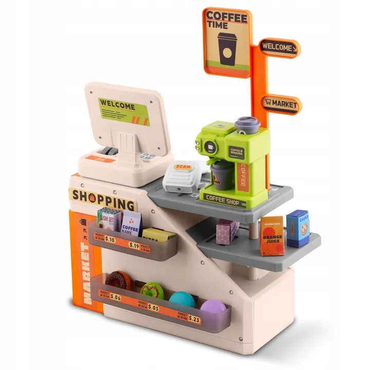 Játék pénztárgép, Ricokids RK-822, interaktív – 4. kép Játék pénztárgép, Ricokids RK-822, interaktív – 4. kép