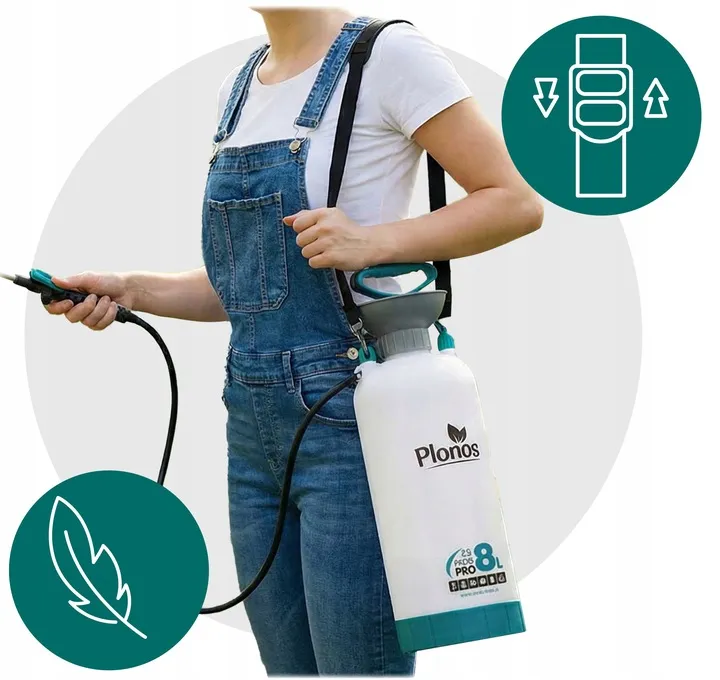 Kézi permetező, Plonos PL-605, fehér/türkiz – 7. kép Kézi permetező, Plonos PL-605, fehér/türkiz – 7. kép