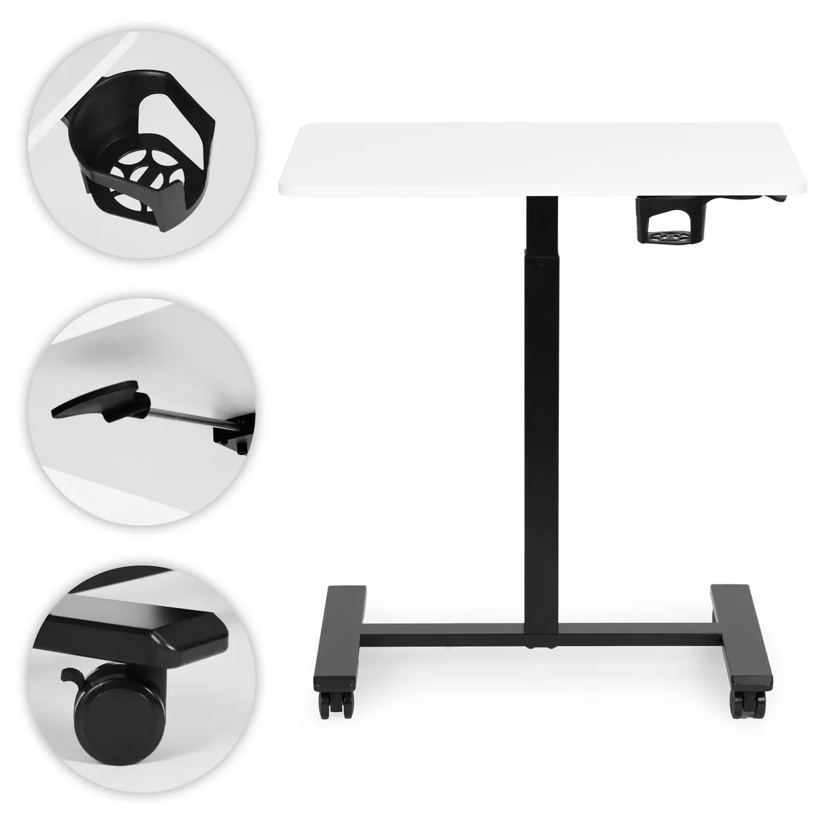 Laptopasztal, ModernHome JNI-PN01-1-5-NP, fehér – 3. kép Laptopasztal, ModernHome JNI-PN01-1-5-NP, fehér – 3. kép