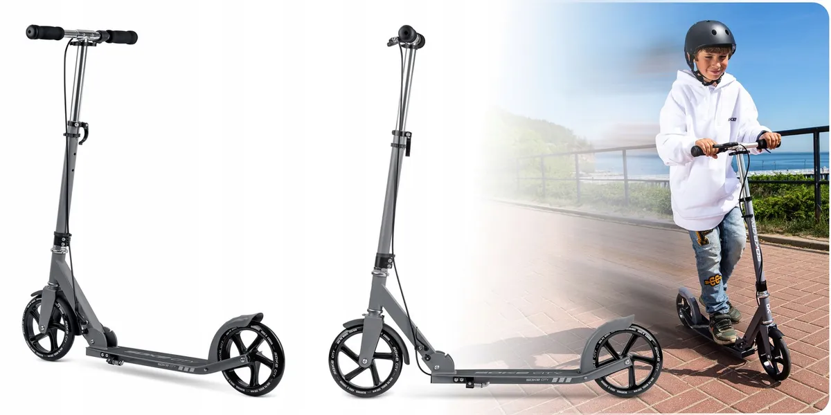 Klasszikus roller, SOKE City, szürke – 11. kép Klasszikus roller, SOKE City, szürke – 11. kép