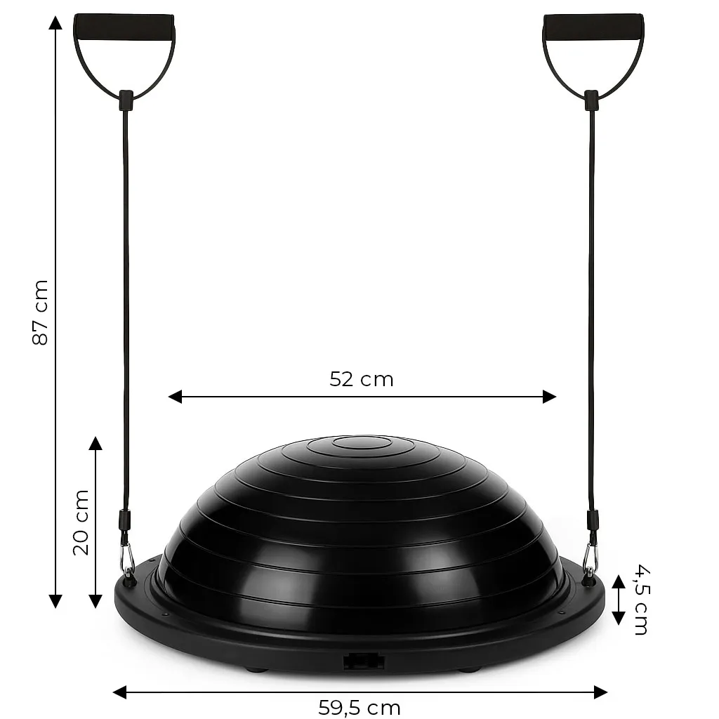 Egyensúlytréner, MOVEPRO GB-BS058-SB, fekete – 6. kép