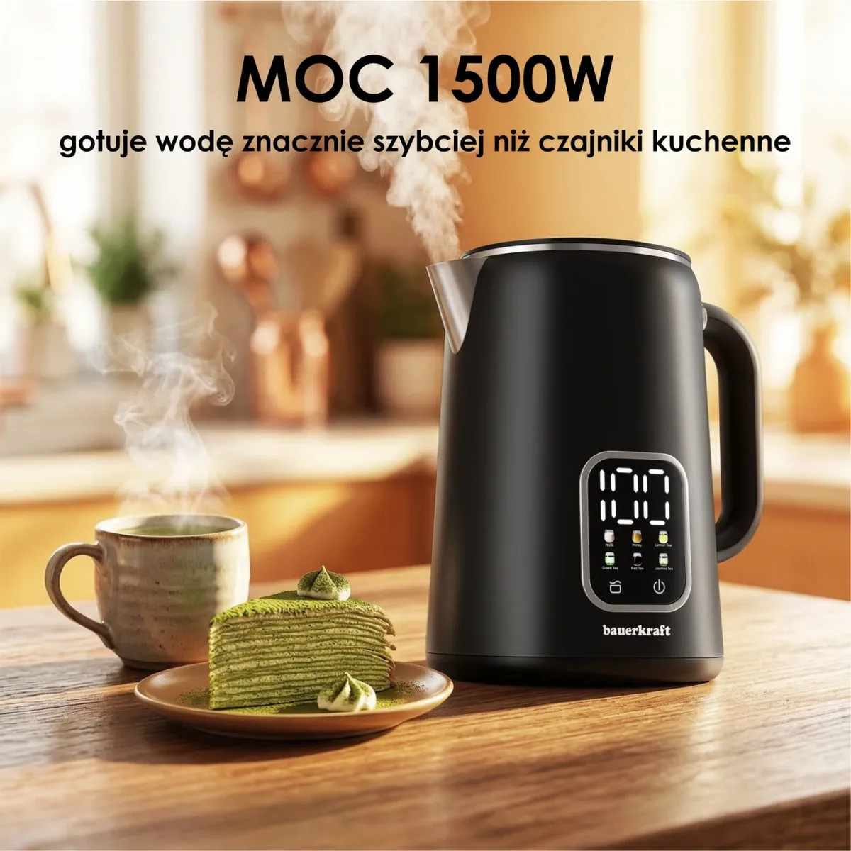 Vízforraló, Bauerkraft H-675, 1700 ml – 2. kép
