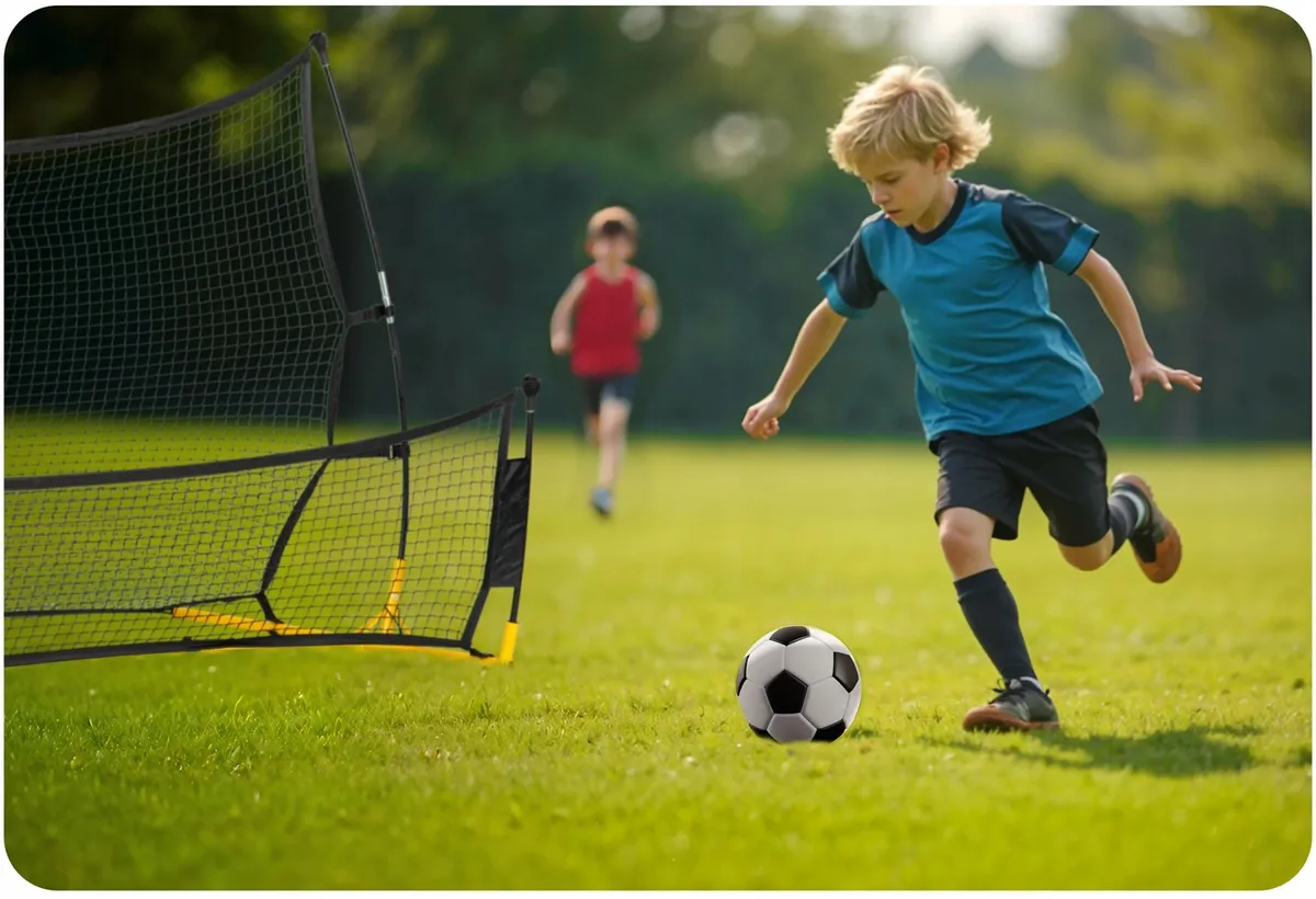 Visszapattanó futball edzőháló, Neo-Sport, 210 x 120 x 35 cm – 9. kép Visszapattanó futball edzőháló, Neo-Sport, 210 x 120 x 35 cm – 9. kép