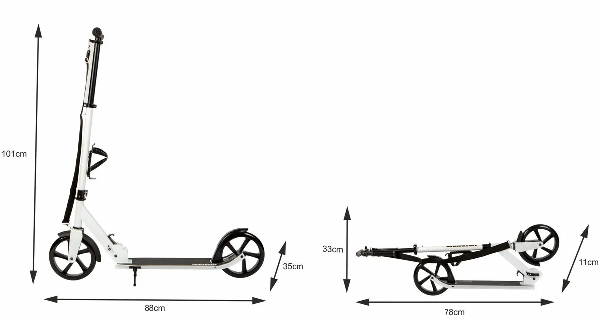 Klasszikus roller, Bauerkraft G-122, összecsukható – 5. kép Klasszikus roller, Bauerkraft G-122, összecsukható – 5. kép