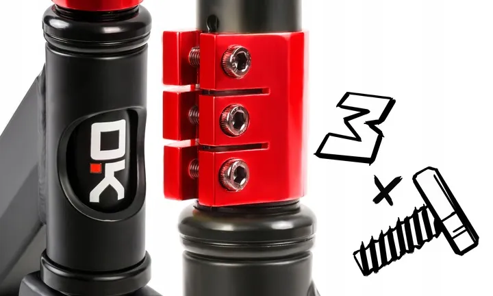 Kaszkadőr roller, SOKE PRO, piros – 4. kép Kaszkadőr roller, SOKE PRO, piros – 4. kép
