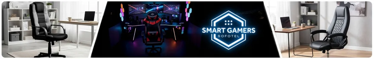 Gamer szék, Sofotel Draknor II, fekete-kék – 1. kép Gamer szék, Sofotel Draknor II, fekete-kék – 1. kép