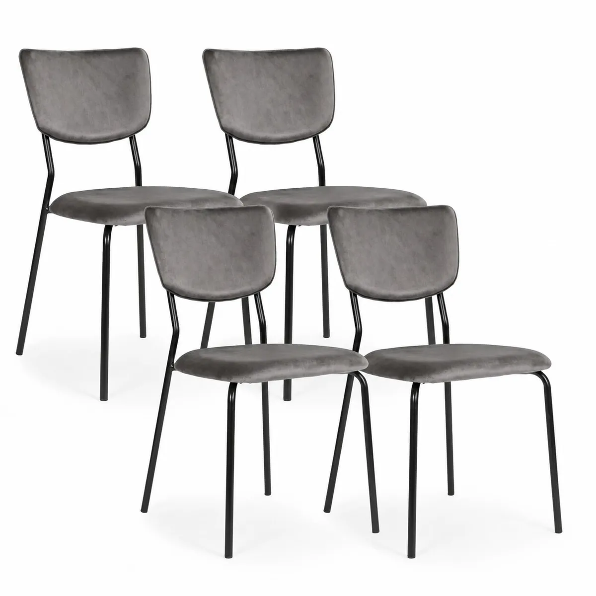 Étkezőszék, ModernHome KJC-4-DG, 4 db – 1. kép