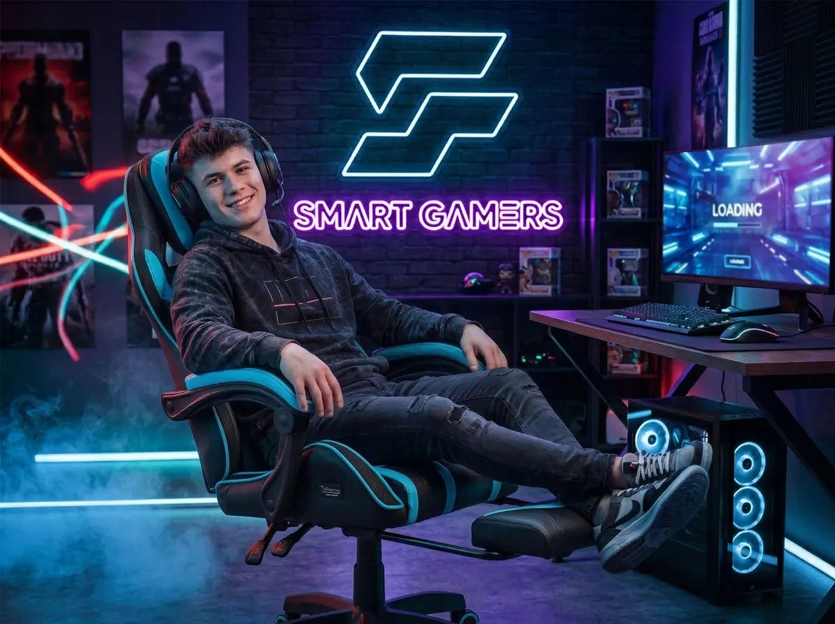 Gamer szék, Sofotel Specter, fekete/türkiz – 10. kép