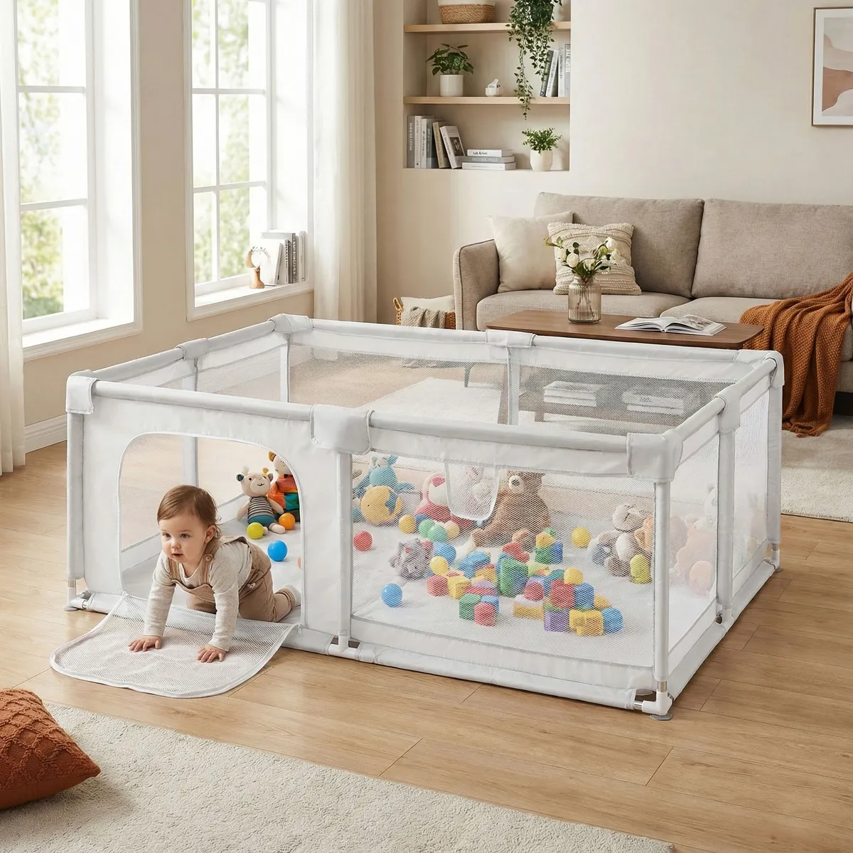 Babakarám, ECOTOYS PP008-2014, szürke – 2. kép