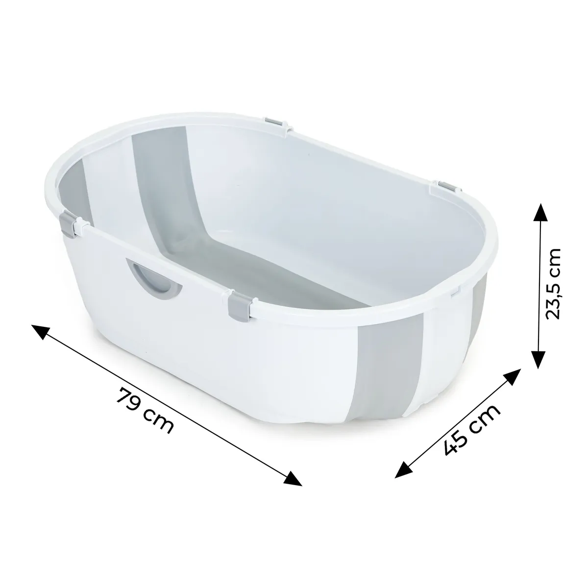 Utazó gyerekkád, ECOTOYS HA-B46, szürke – 5. kép Utazó gyerekkád, ECOTOYS HA-B46, szürke – 5. kép