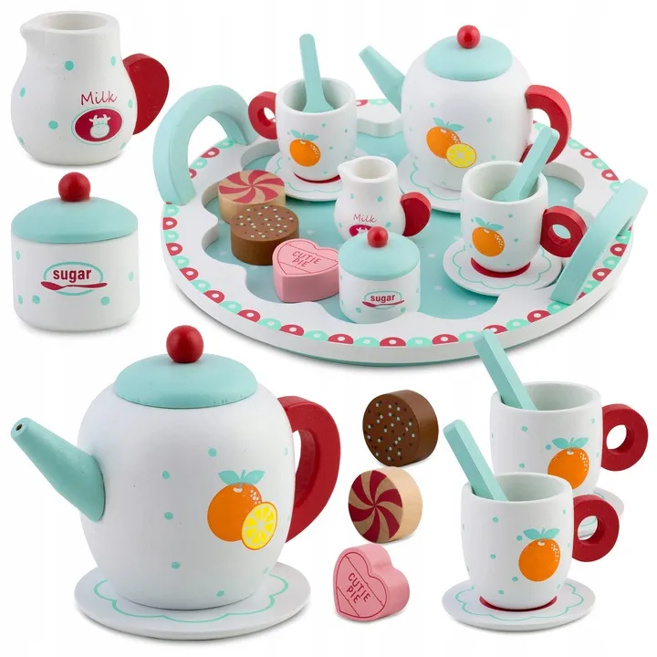 Fa teáskészlet, Ricokids RK-869, fa – 1. kép Fa teáskészlet, Ricokids RK-869, fa – 1. kép