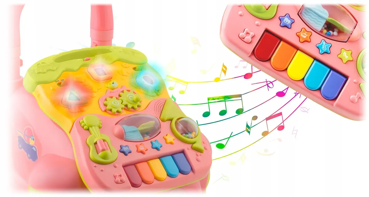 Járássegítő játék, Ricokids RK-744, rózsaszín – 3. kép Járássegítő játék, Ricokids RK-744, rózsaszín – 3. kép