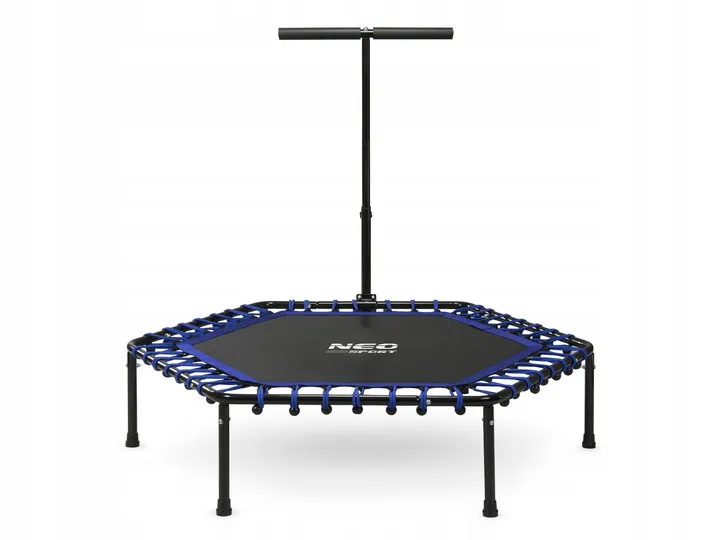 Fitnesz trambulin, Neo-Sport, fekete/kék – 3. kép