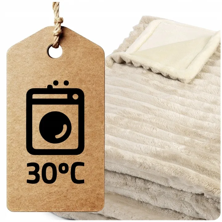 Elektromos melegítő takaró, Berdsen BD-961, krémszínű – 9. kép