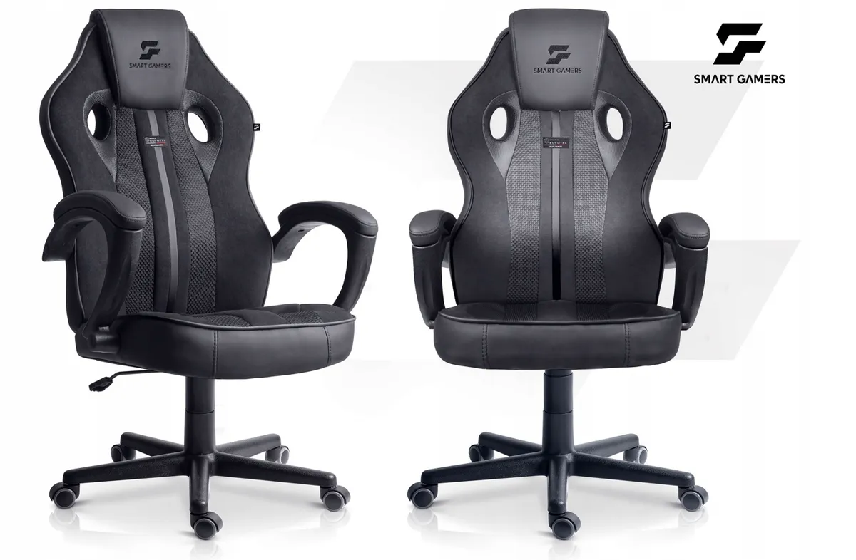 Gamer szék, Sofotel Master, fekete – 2. kép Ergonomikus gamer szék