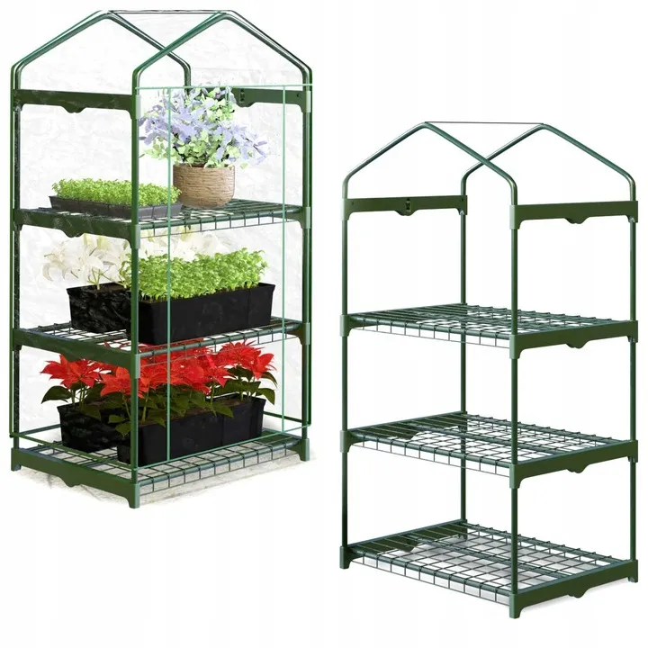 Melegágy, Plonos 4921, 69 x 49 x 125 cm – 4. kép Cipzárral zárható melegágy