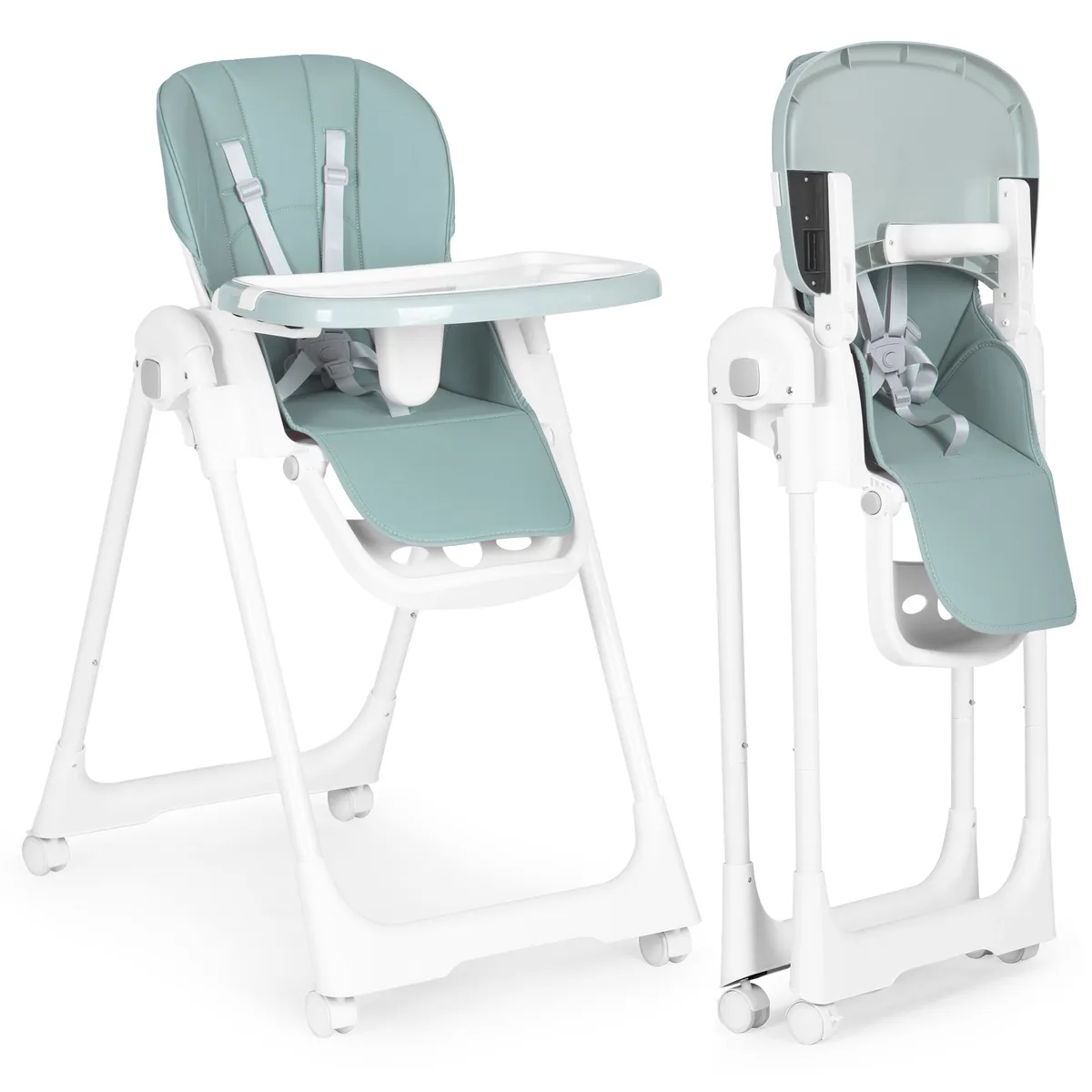Etetőszék, ECOTOYS HA-013, zöld – 1. kép