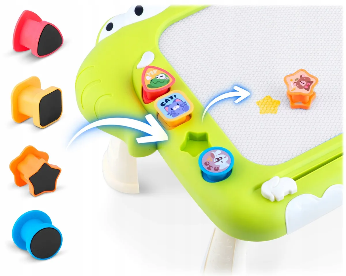 Mágneses rajztábla, Ricokids RK-823, zöld – 7. kép