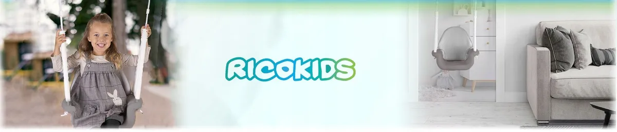 Gyerek hinta, Ricokids, szürke/fehér – 1. kép Gyerek hinta, Ricokids, szürke/fehér – 1. kép