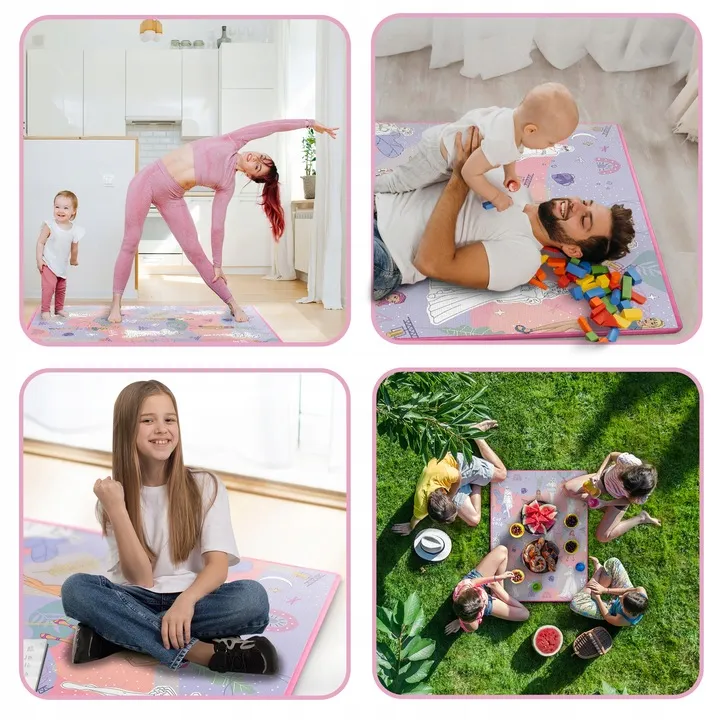 Játszószőnyeg, Ricokids RK-343, rózsaszín alap figurákkal – 7. kép Játszószőnyeg, Ricokids RK-343, rózsaszín alap figurákkal – 7. kép