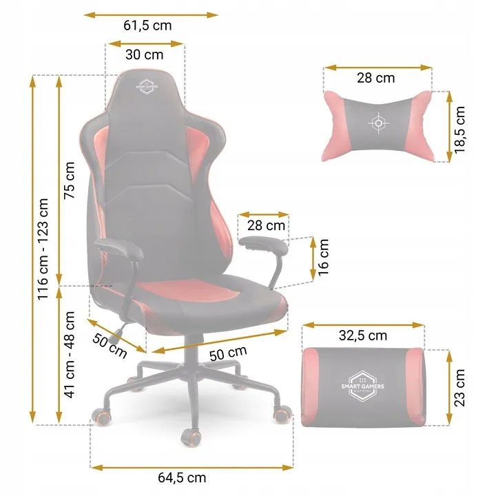 Gamer szék, Sofotel Katarina, piros – 10. kép Gamer szék, Sofotel Katarina, piros – 10. kép