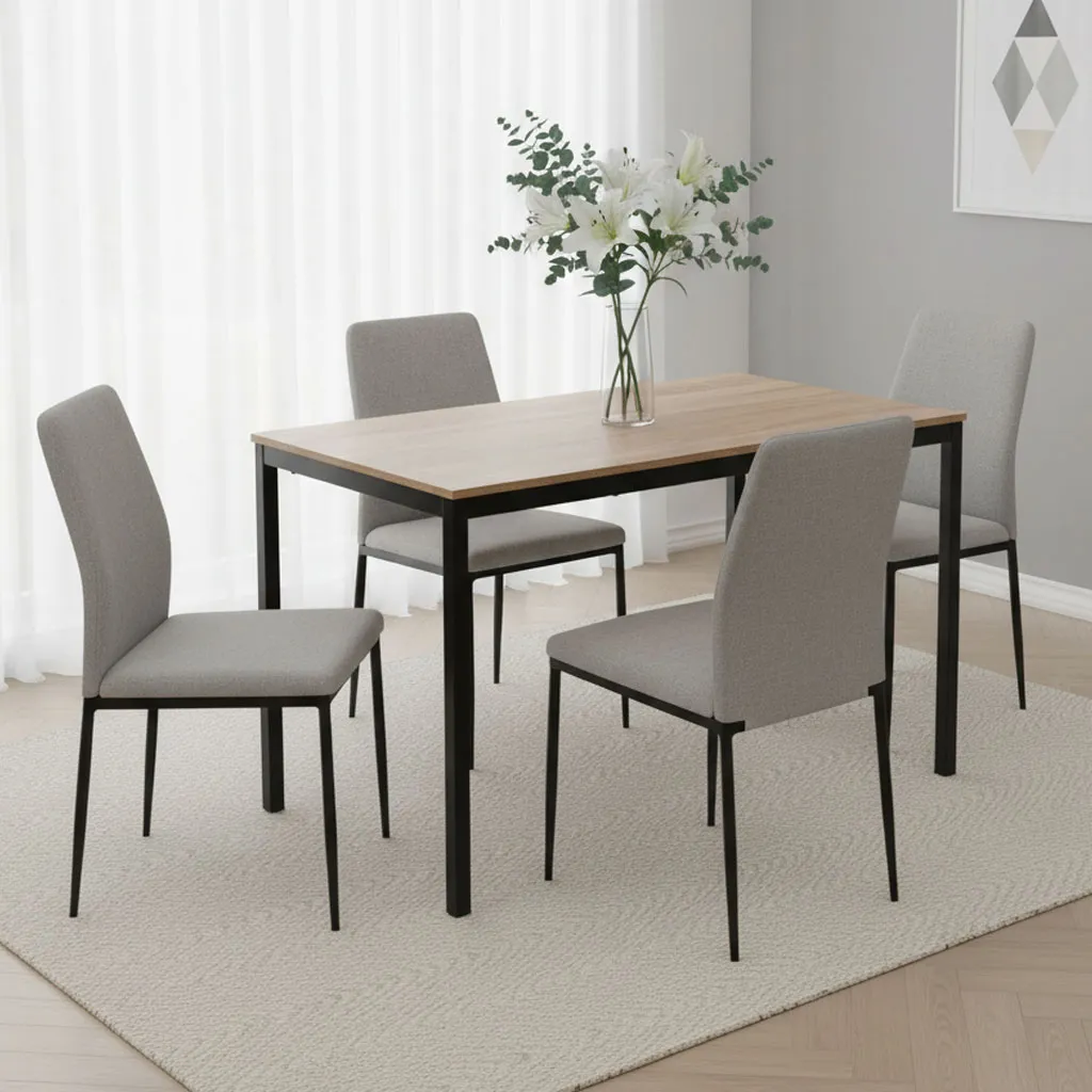 Étkezőasztal, ModernHome NORD-O-BC, 120 x 60 cm – 2. kép