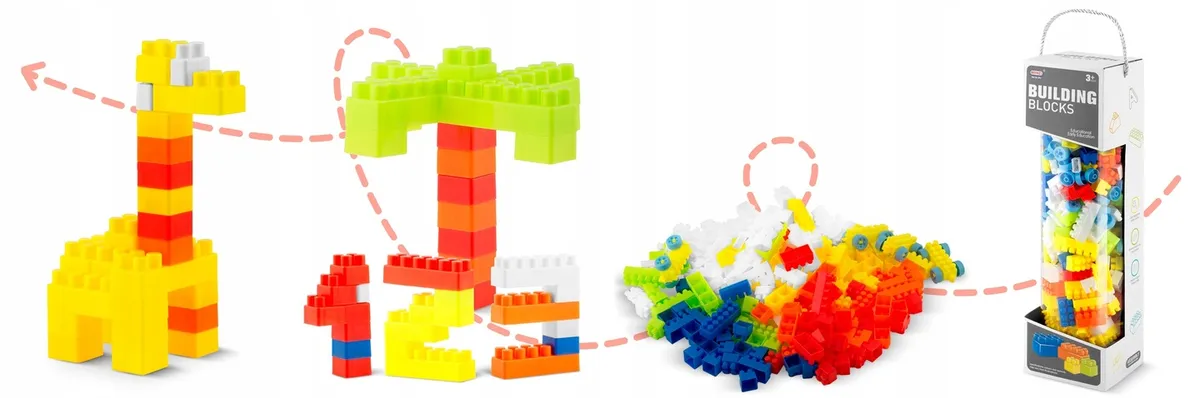 Építőkészlet, Ricokids RK-761 776100, 300 db – 6. kép