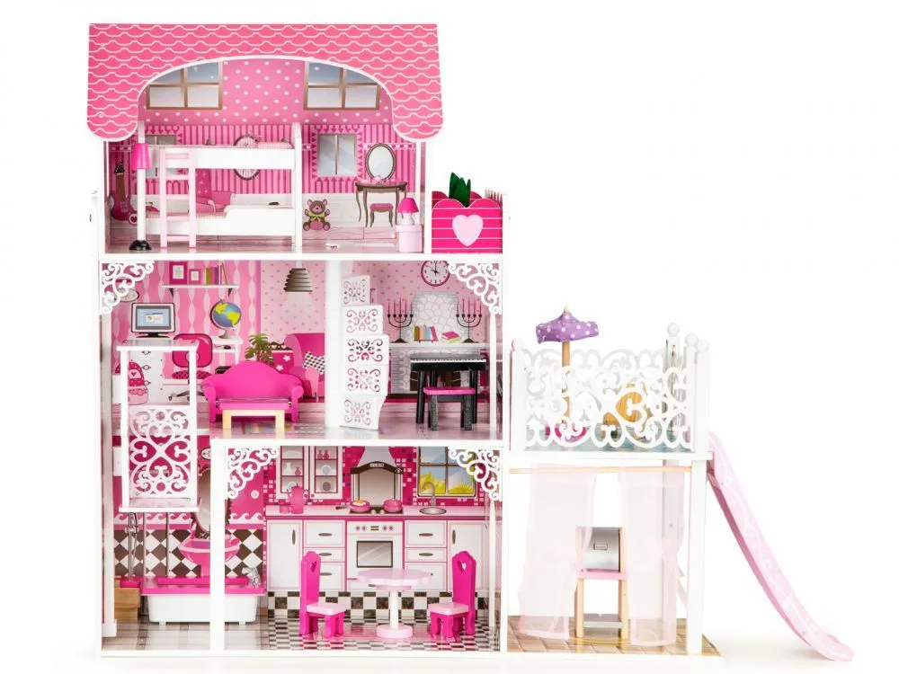 Fa babaház, ECOTOYS TL49059, 89 x 32,5 x 90 cm – 8. kép