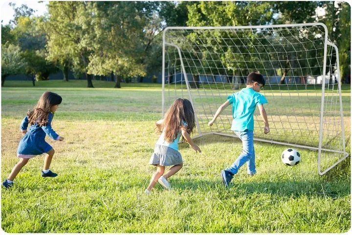 Futballkapu a szabadban
