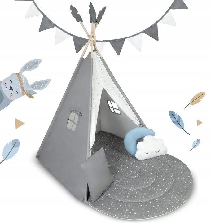 Gyereksátor, Nukido NK-406 Tipi, 116 x 116 x 165 cm – 2. kép