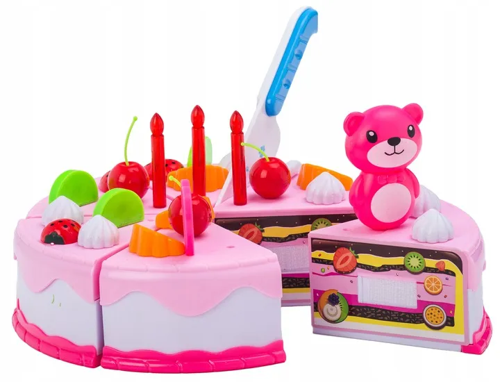Játék élelmiszerkészlet, Multistore HC324745, parti szett tortával – 1. kép