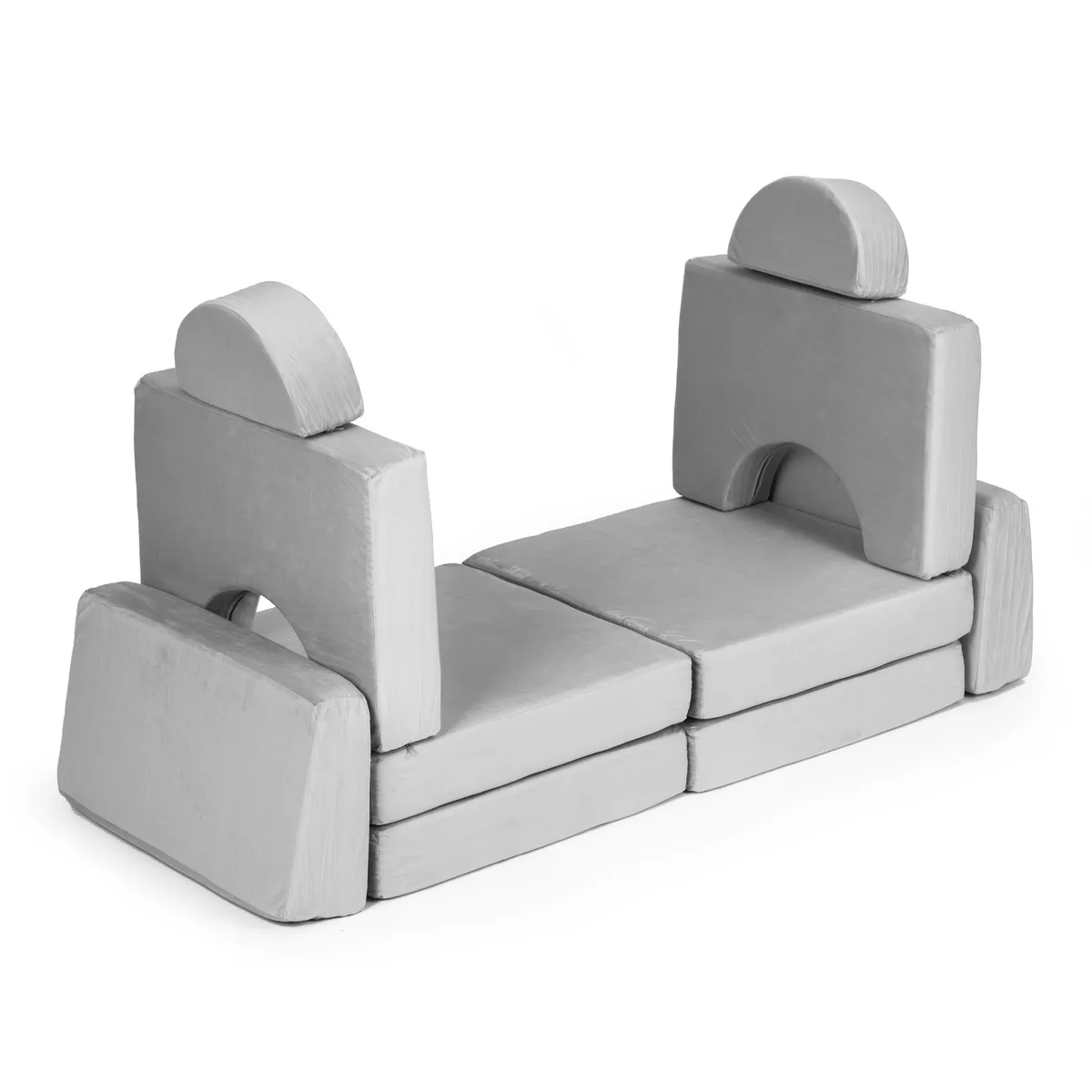 Gyerek moduláris fotel, ECOTOYS TMSRT-15, szürke – 3. kép Gyerek moduláris fotel, ECOTOYS TMSRT-15, szürke – 3. kép
